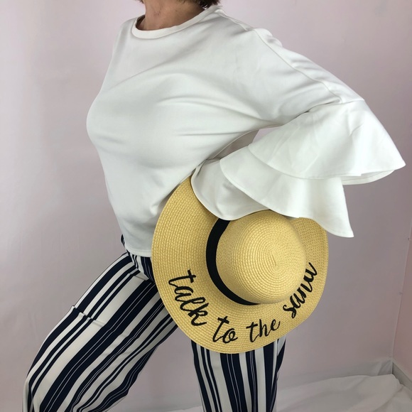 Floppy Sun Hat “talk to the sand” - Picture 3 of 6